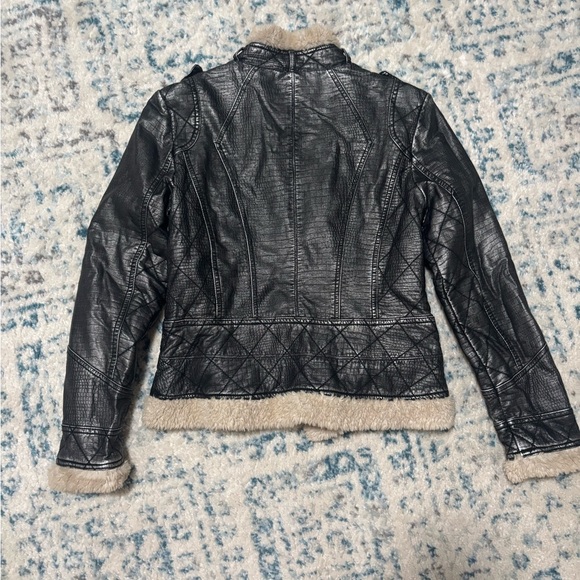 Leather Fur Jacket - Picture 4 of 7